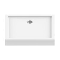 New Trendy Cantare Brodzik prostokątny 80x80x15,5 cm biały B-0321
