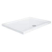 Besco Alpina Slimline Brodzik prostokątny 100x80x5,5 cm biały BAA-108-P