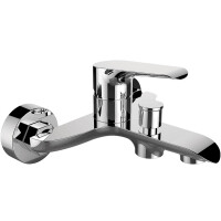 Laveo Alea Bateria wannowa natynkowa chrom BLE010D