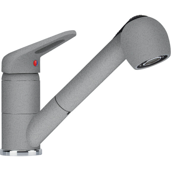 Franke Prince II Pull-out spray Bateria kuchenna z wyciąganą wylewką kamienna szara 115.0470.670