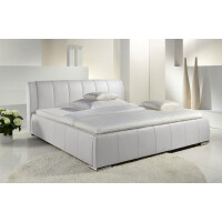 Fato Luxmeble Eva Łóżko tapicerowane 160 cm białe 16304