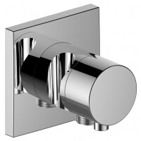 Keuco Ixmo Podtynkowy dwudrożny zawór przestawny z przyłączem węża i uchwytem słuchawki prysznicowej DN15 aluminium 59556171202
