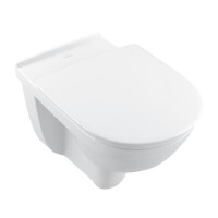 Villeroy & Boch O.Novo Vita Toaleta WC podwieszana 36x59,78 cm lejowa DirectFlush bez kołnierza wewnętrznego z powłoką CeramicPlus biała Weiss Alpin 4695R0R1