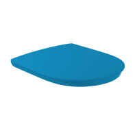 Villeroy & Boch O.Novo Vita Deska sedesowa VITA wolnoopadająca z powłoką AntiBac niebieska Blue 9M67S1P1
