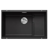 Blanco Subline 700-U Level Zestaw Zlewozmywak granitowy jednokomorowy 73x46 cm antracyt + koszyk stalowy 523452