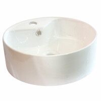 Lavita Teneryfa Umywalka nablatowa 41 cm biała 5908211470849