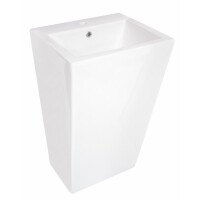 Lavita Quadro Umywalka wolnostojąca 50x44 cm biała 5908211476476