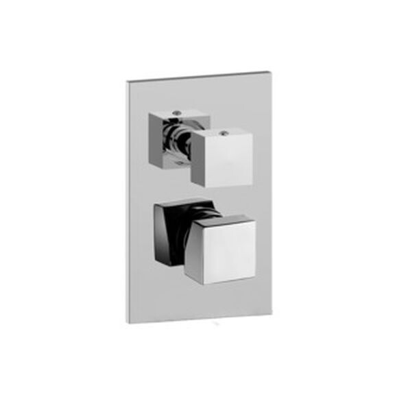 Paffoni Level Cubo Bateria wannowo-prysznicowa podtynkowa chrom LEC019CR
