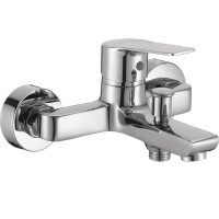 Kuchinox Borgo Bateria wannowo-prysznicowa natynkowa bez zestawu natryskowego chrom BKB010D