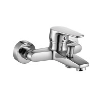 Kuchinox Luga Bateria wannowo-prysznicowa natynkowa bez zestawu natryskowego chrom BQL010D