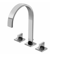Dornbracht for Villeroy & Boch MEM Bateria umywalkowa z korkiem automatycznym platynowa 20715782-08