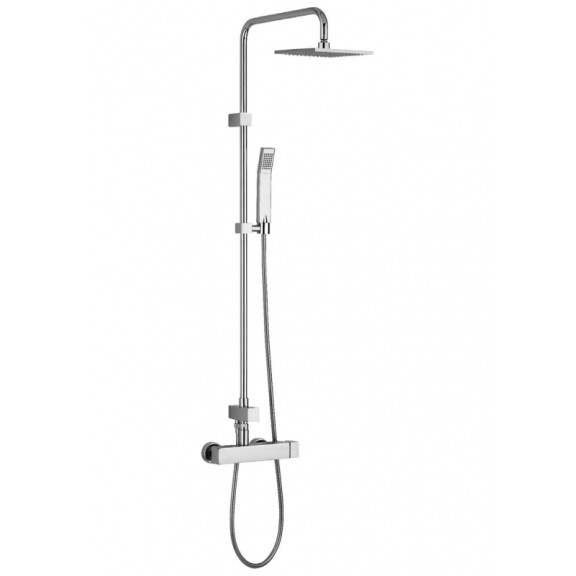 Paffoni Level Plus Zestaw prysznicowy termostatyczny chrom ZCOL607CR