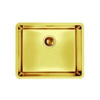 Alveus Monarch Kombino 50 FS Zlewozmywak stalowy jednokomorowy 44,2x54,2 cm złoty 1120902