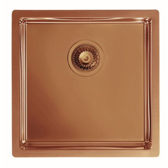 Alveus Monarch Quadrix 30 FS Zlewozmywak stalowy jednokomorowy 45x45 cm miedź 1122689