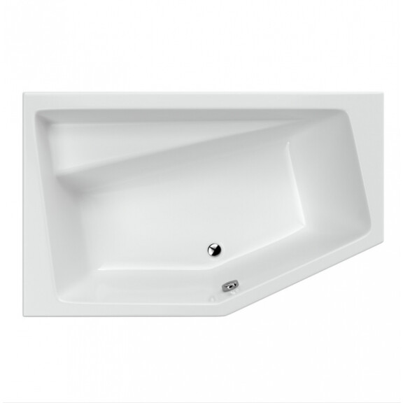 Excellent Vesper Wanna narożna 160x100 cm akrylowa lewa biała WAEX.VEL16WH