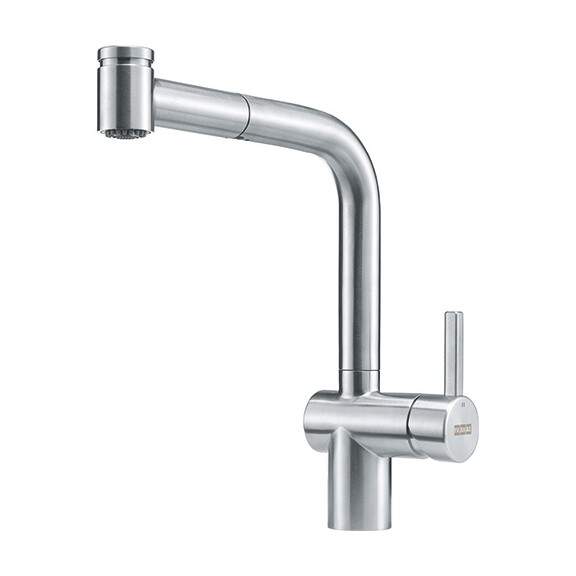 Franke Atlas Neo Pull-Out Spray Bateria kuchenna z wyciąganą i obrotową wylewką stalowa 115.0521.441