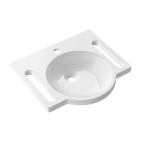 Hewi Washbasin Umywalka dla niepełnosprawnych z otworem i bez przelewu 45x40 cm biała 950.11.501