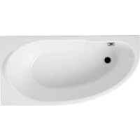 Polimat Miki Wanna narożna asymetryczna 145x85 cm wersja lewa biała 00421