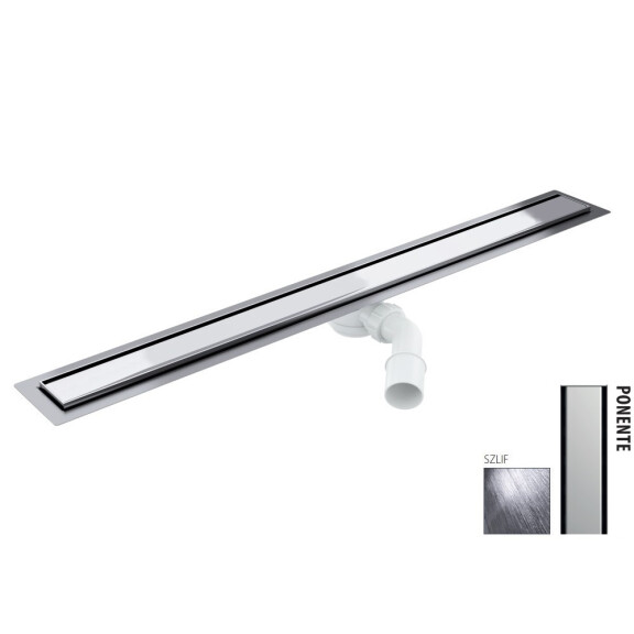Wiper New Elite Ponente Zestaw Odpływ liniowy 90 cm szlif 100.3398.02.090