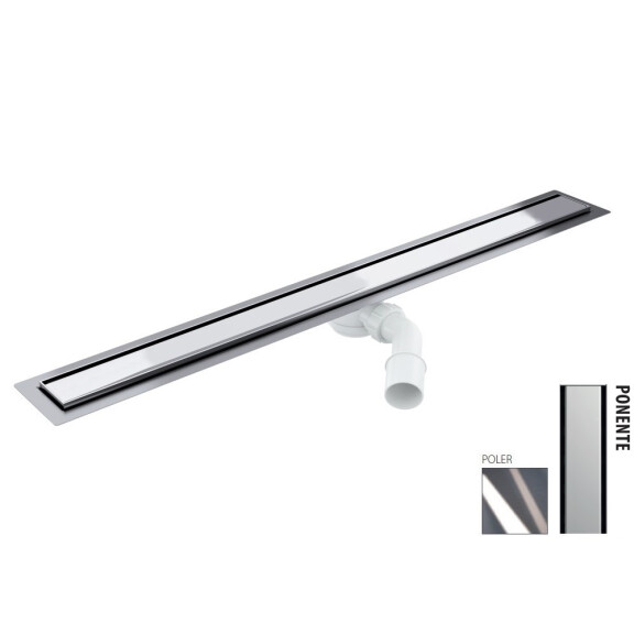 Wiper New Elite Ponente Zestaw Odpływ liniowy 120 cm poler 100.3398.01.120