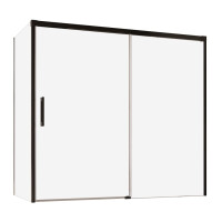Radaway Idea Black PN S Ścianka boczna 70x150 cm prawa profile czarne szkło przezroczyste 10005070-54-01R