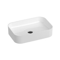 Ravak Ceramic Slim R Umywalka nablatowa 55x37 cm biała XJX01155002
