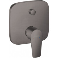 Hansgrohe Talis E Bateria wannowo-prysznicowa podtynkowa czarny chrom szczotkowany 71474340