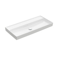 Villeroy & Boch Collaro Umywalka meblowa 100x47 cm bez przelewu z powłoką CeramicPlus biała Weiss Alpin 4A33A3R1