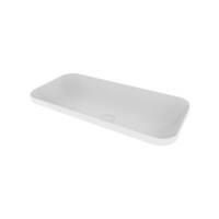 Hidra Gio Evolution Umywalka wpuszczana w blat 80x37 cm biały połysk G180.001