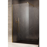 Radaway Modo New Gold II Kabina walk-in 95x200 cm profile złote szkło przejrzyste 389095-09-01
