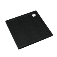 Schedpol Schedline Sharper Brodzik kwadratowy 90x90 cm czarny kamień 3S.S1K-9090/C/ST