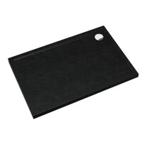 Schedpol Schedline Sharper Brodzik prostokątny 90x100 cm czarny kamień 3S.S1P-90100/C/ST