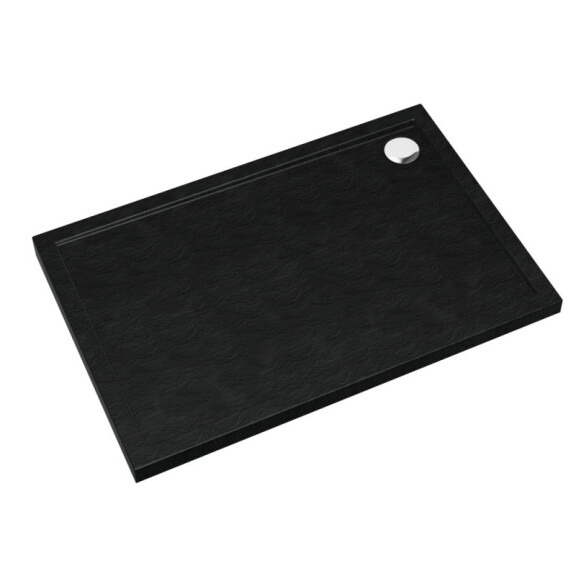 Schedpol Schedline Sharper Brodzik prostokątny 90x120 cm czarny kamień 3S.S1P-90120/C/ST