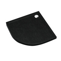 Schedpol Schedline Sharper Brodzik półokrągły 80x80 cm czarny kamień 3S.S1O-8080/C/ST