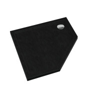 Schedpol Schedline Sharper Brodzik pięciokątny 80x80 cm czarny kamień 3S.S1PK-8080/C/ST