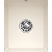 Villeroy&Boch Subway 45 SU Zlewozmywak ceramiczny jednokomorowy CeramicPlus 37,5x44 cm kremowy Crema 332401KR