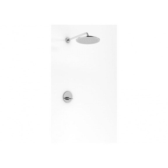 Kohlman Maxima Zestaw prysznicowy podtynkowy z deszczownicą 25 cm chrom QW220MR25