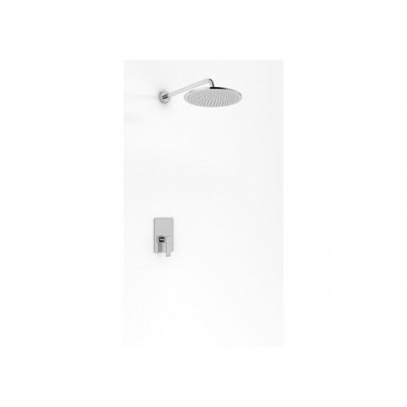 Kohlman Axis Zestaw prysznicowy podtynkowy z deszczownicą 25 cm chrom QW220NR25