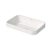 Duravit Happy D.2 Plus Umywalka meblowa 60x40 cm bez przelewu biała z powłoką WonderGliss 23596000001