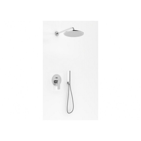 Kohlman Proxima Zestaw prysznicowy podtynkowy z deszczownicą 25 cm chrom QW210PR25
