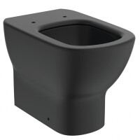 Ideal Standard Tesi Toaleta WC kompaktowa 55,5x36,5 cm AquaBlade bez kołnierza czarny mat T0077V3