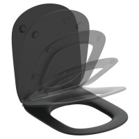 Ideal Standard Tesi Deska wolnoopadająca czarny mat T3527V3