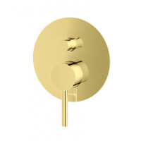 Kohlman Axel Gold Bateria wannowo-prysznicowa podtynkowa złota QW210AGD