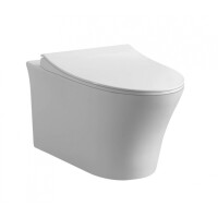 Lavita Livia Toaleta WC podwieszana 53,5x36 cm Rim+ bez kołnierza z deską wolnoopadającą biała 5900378308034