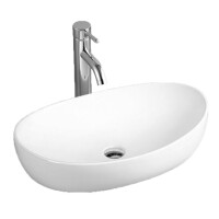 Lavita Barco Umywalka nablatowa 65x42 cm biała 5908211410173