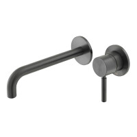 Vado Origins Individual Bateria umywalkowa podtynkowa czarna szczotkowana z powłoką Aqua Armour PVD IND-ORI209SA-BLK