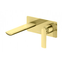 Kohlman Experience Gold Bateria umywalkowa ścienna złota QW185EGD