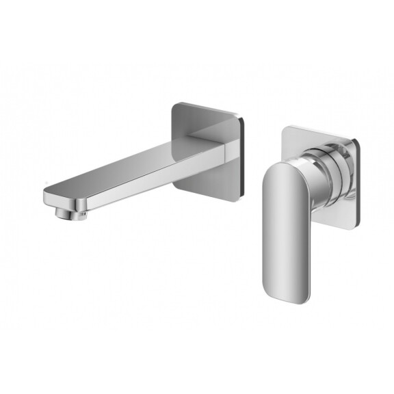 Kohlman Texen Bateria umywalkowa ścienna chrom QW180T