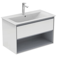 Ideal Standard Connect Air Szafka pod umywalkę 80x51,7x44 cm biała/jasnoszara mat E0827KN