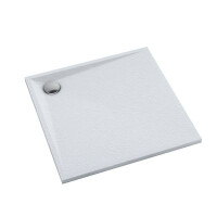 Schedpol Libra White Stone Brodzik kwadratowy 80x80 cm biały 3SP.L1K-8080/B/ST